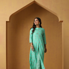 Khushal K Women Ethnic Motifs Printed Cotton Kurta set