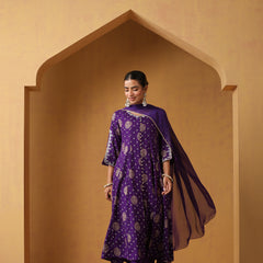 Khushal K Women Ethnic Motifs Printed Kurta set