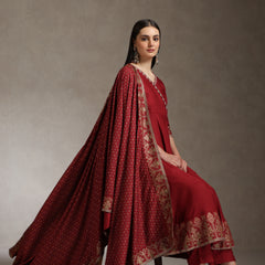 Khushal K Women Solid Anarkali Kurta set