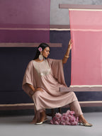 Khushal K Women Motifs Embroidered Kaftan set