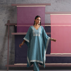 Khushal K Women Ethnic Motifs Printed Kaftan set