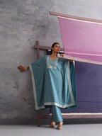 Khushal K Women Ethnic Motifs Printed Kaftan set