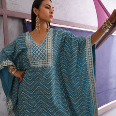Khushal K Women Ethnic Motifs Printed Kaftan set