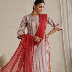 Khushal K Women Floral Printed Kurta set