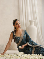 Ethnic Motifs Sequinned Pure Cotton Fashion Saree